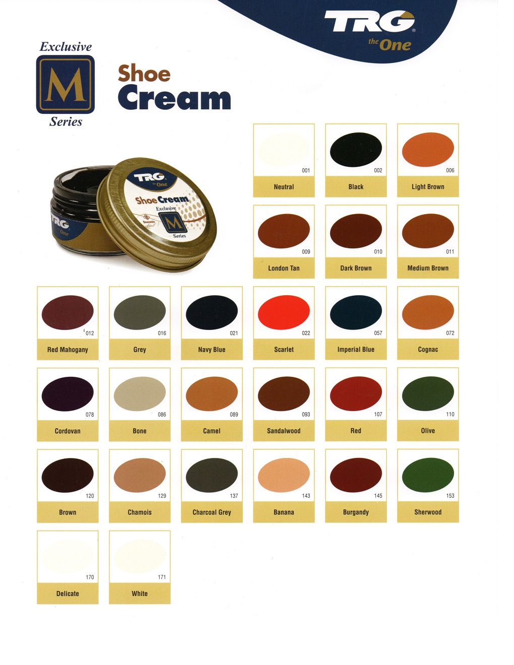 TRG Shoe Cream Polish (26 Colors available)