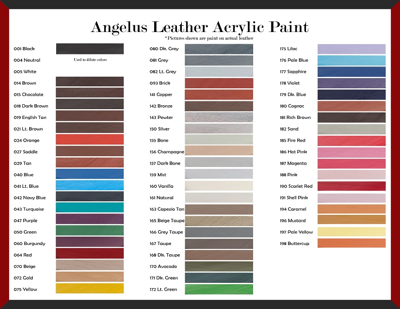 Angelus Acrylic Leather Paint, 1 oz, Vachetta
