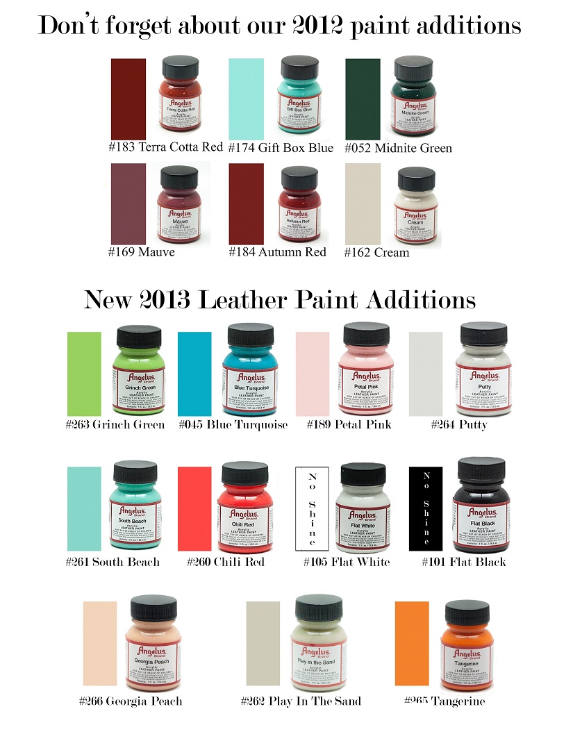  Customer reviews: Angelus Acrylic Leather Paint Vachetta 1oz